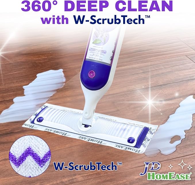48 Pack Microfiber Disposable Pads for Swiffer PowerMop Multi-Surface Mopping Pad Refills, Deep Clean Replacement