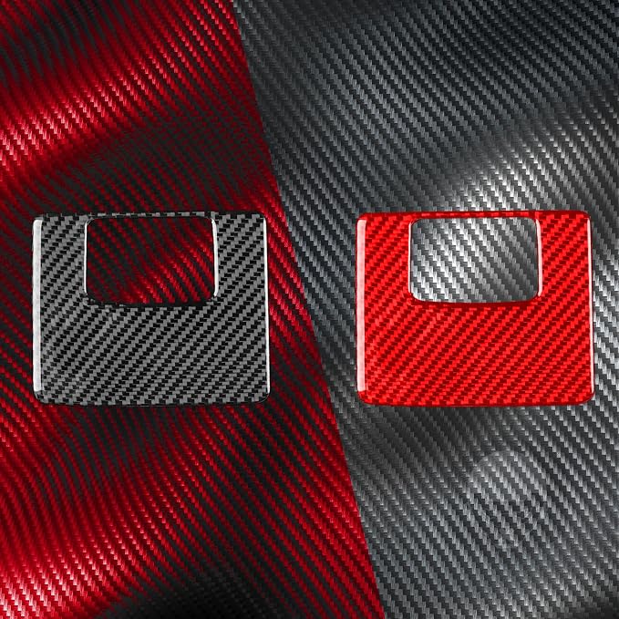 Driver Storage Cover Trim for Toyota Corolla 2009-2013 Accessories Black | Soft Carbon Fiber | Upgrades for Car | Only for Left-Hand Drive | Anti-Scratch | Sporty Style