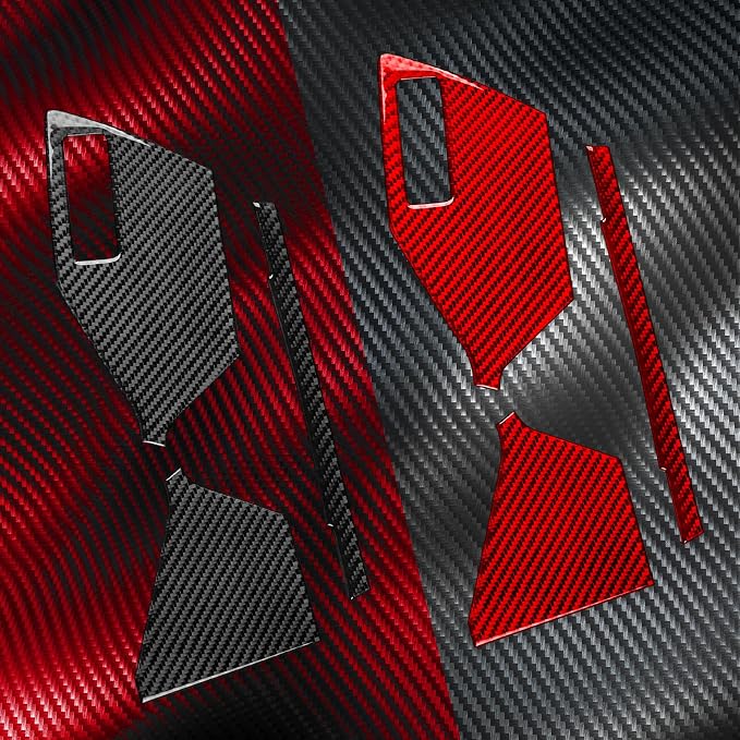 Carbon Fiber Decorations Stickers Fit for Audi A3 8Y S3 RS3 2021-2025 | for Sportback 2021-2025 | Decorations Driver Side Dashboard Trim | Accessories | Anti-scratch | Self-adhesive