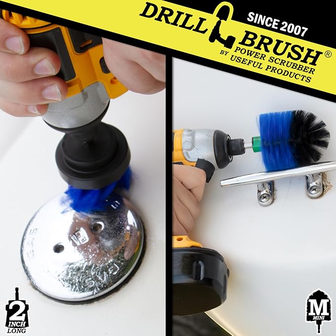 Aquatic Cleaning Supplies - Pool Cleaning Brush - Boat Carpet Cleaner Tools | Pool Accessories Kit - Brush for Pool Maintenance and Upkeep - Pool Liner Cleaning Solutions - Diving Board Cleaning Brush