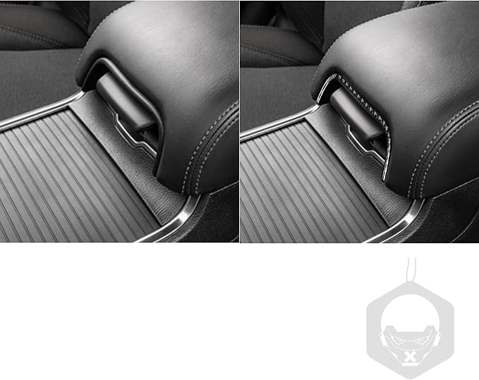 Real Carbon Fiber Trim for Dodge Charger Chrysler 300 Accessories | for Charger 2011+ Chrysler 300 2011-2023 Center Door Armrest Handle Sticker Interior Thick Overlay Decal