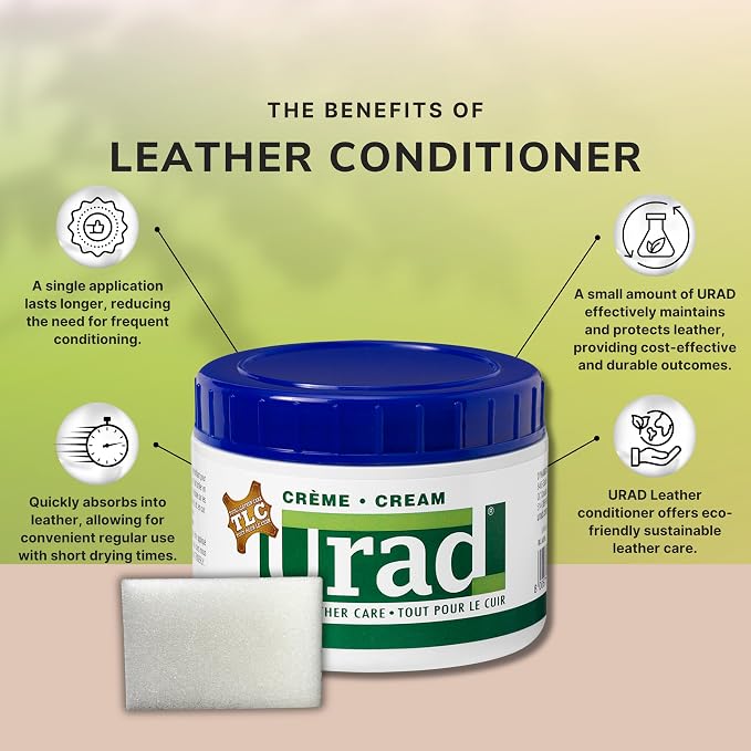 Leather Conditioner 7oz Blue – Premium Conditioning and Color-Reviving Leather Cream for Blue Leather Shoes, Bags, Furniture, and More!