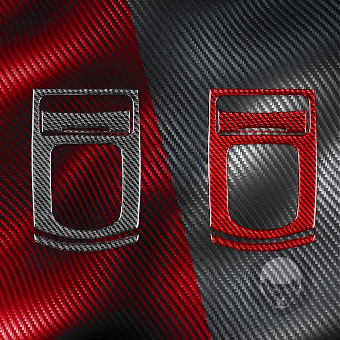 Real Carbon Fiber Trim for Infiniti Accessories | for G37 G25 Q60 Q40 X 2011-2015 Sedan Coupe Convertible Center Console Gear Shift Panel Interior Thick Overlay Decal - A