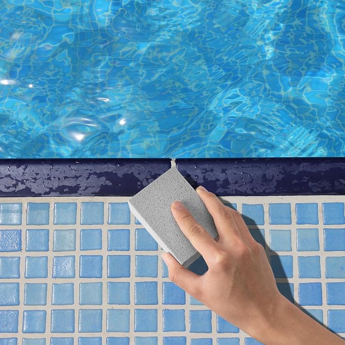 16 Pcs Pools Pumice Stone, 2 Size Pool Cleaning Pumice Block, Pools Tile Cleaner Stone for Swimming Pool Spa Kitchen Bathroom Stain and Rust Removing