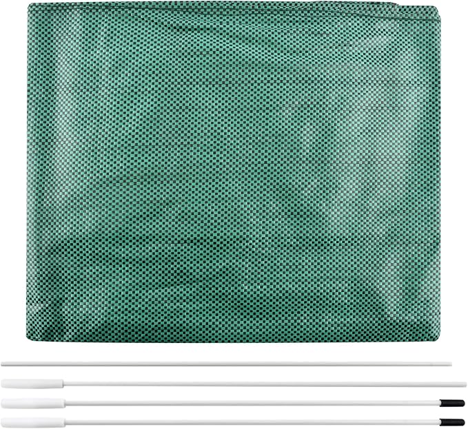 53 Gallon Leaf Collector, Large Yard Dustpan & Reusable Leaf Bag, Foldable Leaves Pick Up Tools Lea-f Loader, Heavy-Duty Lawn Sweeper for Leaves, Trash & Yard Waste(COLOR:Green)
