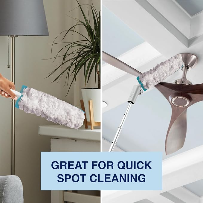 Bona Disposable Dusters - 5 Pack - High Performance Dusting System | Microfiber Dusters Remove Dust and Pet Hair for Quick Spot Cleaning