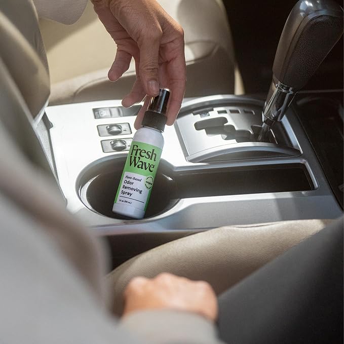 Fresh Wave Odor Eliminator Room Spray, 2 oz Travel Size, 2-Pack, Original | Plant oil formula with lime, pine needle, and cedarwood, Neutralizes air and fabric odors, Non-hazardous, Pet-safe