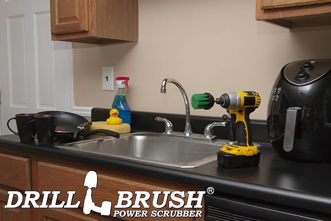 Kitchen Accessories - Microwave Long Cleaning Brush - Kitchen Cleaning Supplies - Stovetop Scrub Brush - Air Fryer Cleaning Tool - Home Sink Scrubbing Brush - Toaster Cleaning Brush - Tabletop Brush