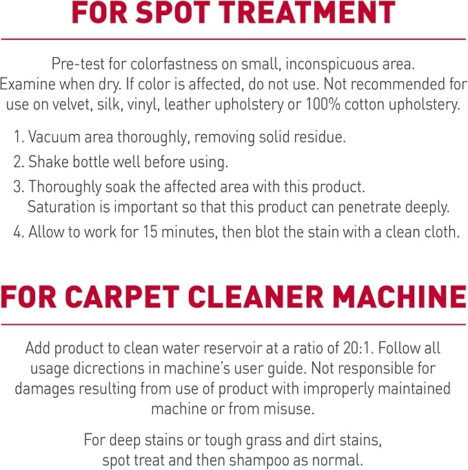 Nature’s Miracle Carpet Shampoo, Bio-Enzymatic Deep-Cleaning Pet Stain And Odor Remover, 64 oz