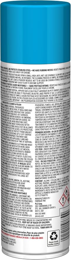 Sprayway Pro Line Stainless Steel Cleaner & Polish, 15 oz, 1-Pack