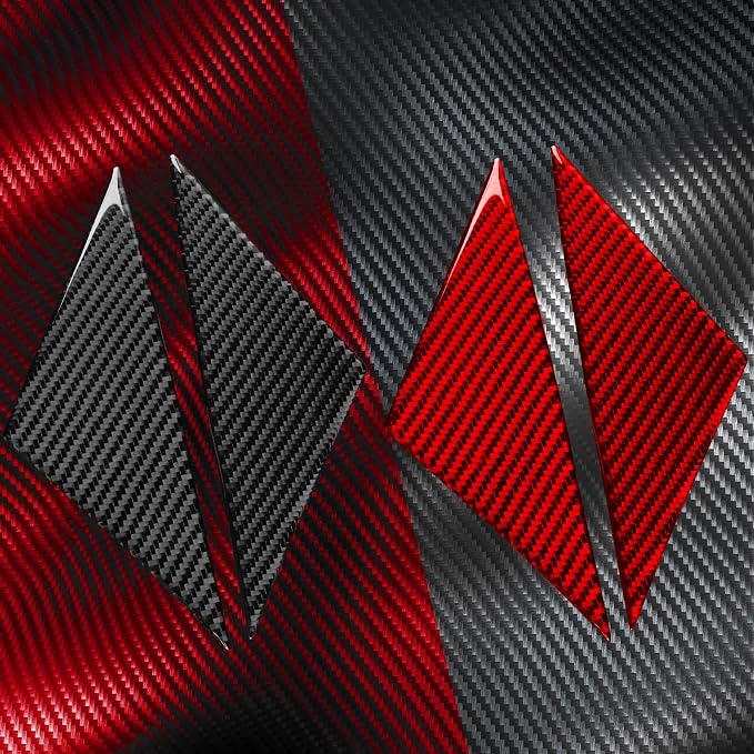 Real Carbon Fiber A-Pillar Stickers Fit for Audi A3 8Y S3 2021-2025 | Trim A-Pillar Cover Decorations | Accessories | Thick Overlay | Anti-scratch