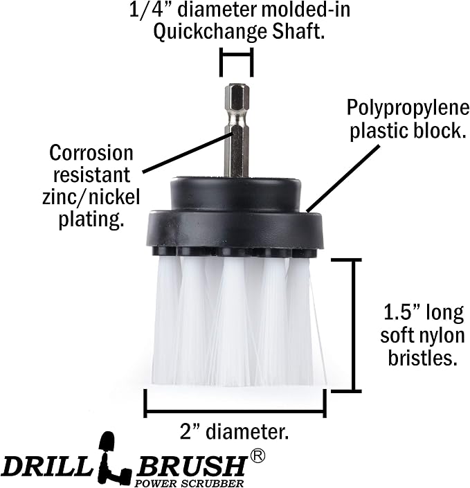 Cleaning Supplies - Truck Accessories - Detailing Brush - Carpet Cleaner Brush - Car Cleaning Brush - Professional Car Detailing Kit - Tire Cleaning Brush - Car Accessories for Men - Power Scrub Brush