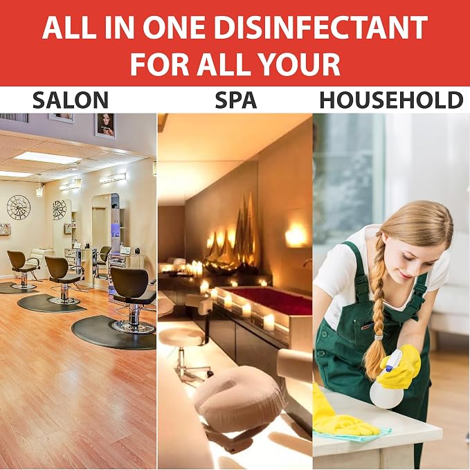 LUCAS-CIDE #222 RTU Hospital-Grade Salon and Spa 60 Second Disinfectant 32 Fl Oz