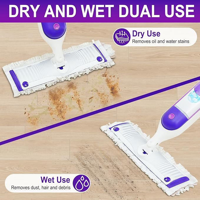 Cafonil 50 Pack Disposable Power Mop Pads for Swiffer Power Mop Pads | Compatible with Swiffer Power Mop Refills Thickened Multi-Surface Replacement for Swiffer Wet Pads Refill on Finished Floors