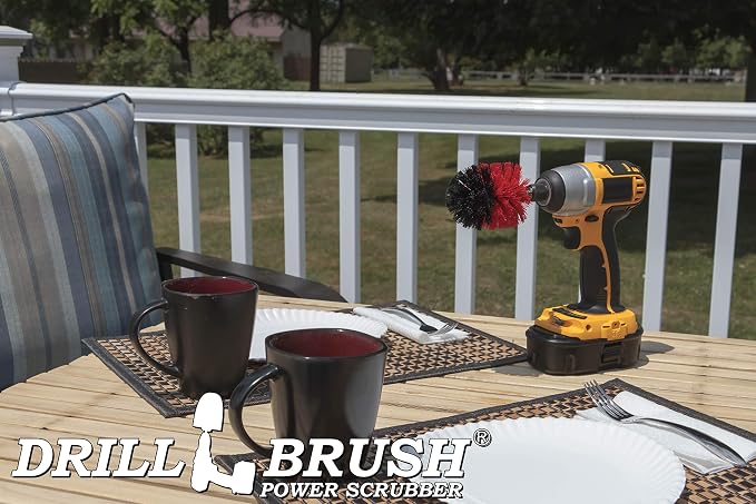 Concrete Pools Cleaning Brush - Monuments and Headstone Restoration Kit | Outdoor Small Scrub Brush - Patio Cleaning Scrub Brush - Garden Statue Cleaning Tools - Granite Cleaning Brush for Home Use