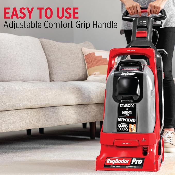 Rug Doctor Pro Deep Commercial Carpet Cleaner with Pet Cleaner Bundle | Includes 48 oz Pet Stain & Odor Solution and 22 oz Urine Eliminator Spray for Tough Pet Stains and Odors