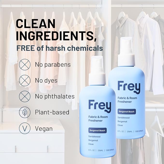 FREY Room Refresher, 8 oz, Pack of 2, Bergamot Beach