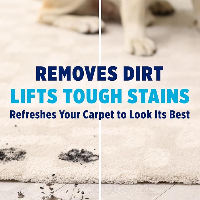 OxiClean Large Carpet Cleaner Liquid Solution, 64 fl oz | Steam Cleaning Machines, Carpet Cleaner Solution, Carpet Shampoo, Deep Cleans Carpet Fibers