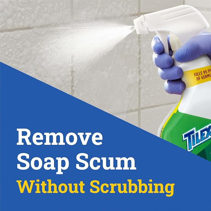 CloroxPro Tilex Disinfecting Soap Scum Remover Spray, 32 Fluid Ounces (Package May Vary)