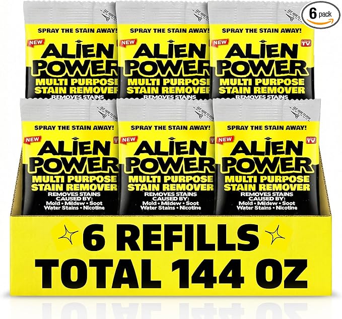 Alien Power 6 Pack Refill Packets | Makes 144 Fl Oz Worth of Alien Power Solution, Easy to Use