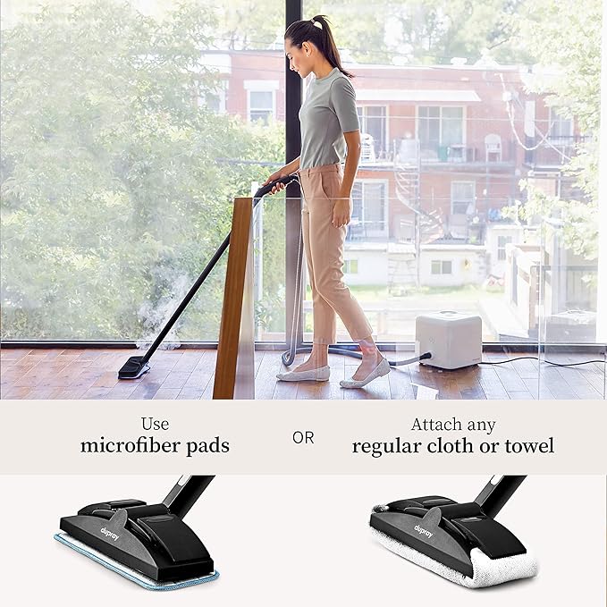 Dupray Neat Steam Cleaner for Home - Essential Pack | Powerful Multipurpose Steamer | Chemical-free cleaning for floor, car, wall, grout & kitchen | Steam mop | 17 Accessories