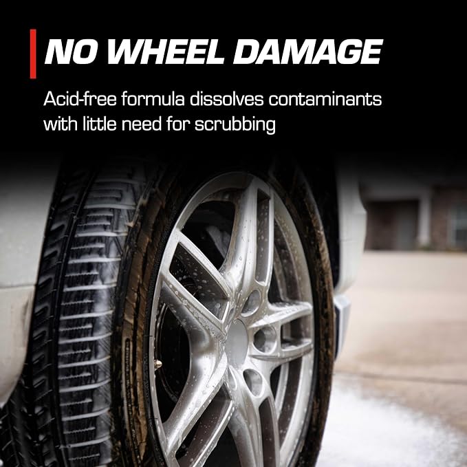 Holley Wheel Clean - All Wheel Cleaner & Brake Dust Remover - High-Performance Car Care, Spray on and Dissolve Grime - Acid-Free Formula for Tires - 16 oz.