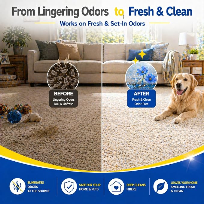 Black Diamond Stoneworks Eliminates Urine Odors – Controls Cat, Dog, Pet & Human Smells from Carpet, Furniture, Mattresses, Grout and Pet Bedding & Concrete. Biodegradable Enzymes 32 Oz. Spray