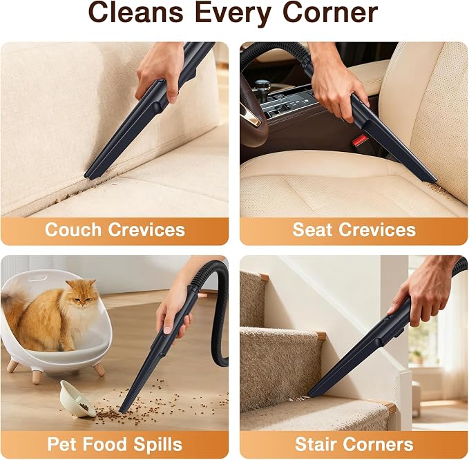 Carpet Cleaner Machine,Deep Cleaner Machine for Rug Cleaner & Couch Cleaner | Carpet Shampooer Machine for Rug,Upholstery,Stair,Car Seat&Couche, 18Kpa Suction Spot Cleaner Remover Tackles Old Set-in dirt