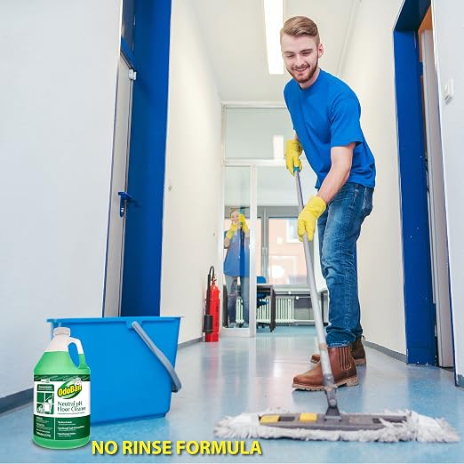 OdoBan Professional Series Neutral pH No Rinse Floor Cleaner Concentrate, 1 Gallon