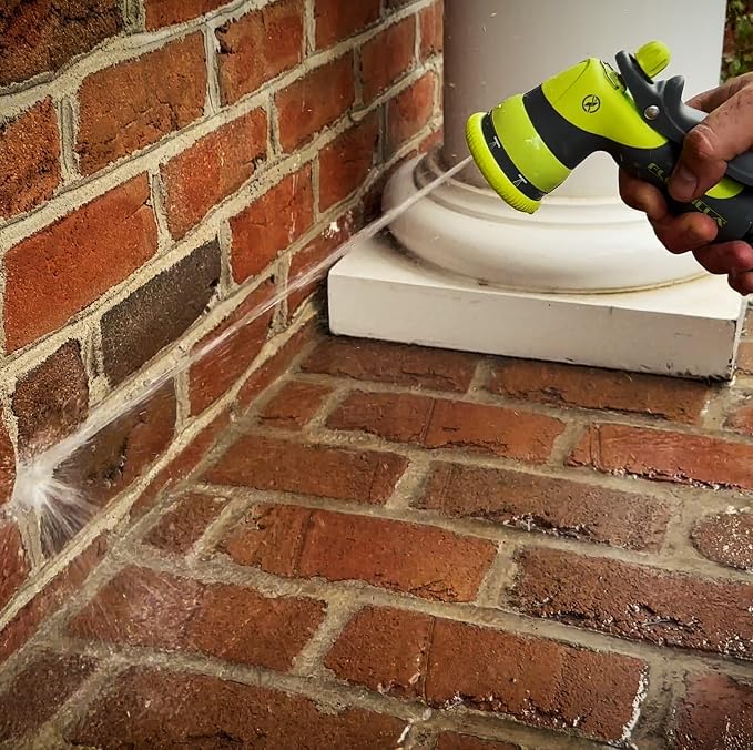 Flexzilla Heavy Duty 7-Pattern Adjustable Pistol Grip Garden Hose Nozzle Sprayer with Multiple Spray Settings & Durable Design