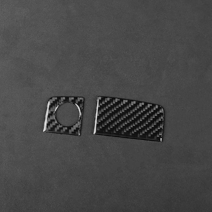 Real Carbon Fiber Trim for Honda CRV Accessories | for CR-V 2012 2013 2014 2015 2016 Passenger Glove Box Switch Handle Cover Sticker Interior Thick Overlay Decal