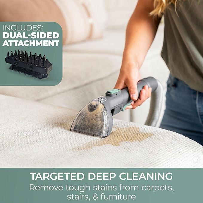 Kenmore SpotLite Go Pet Portable Carpet & Upholstery Cleaner Machine | 16KPa Suction with 2-in-1 Tough Stain Tool, Lightweight Spot Stain Remover for Couch, Car Detailing, Rugs & Stairs