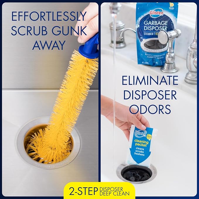Mr. Scrappy Garbage Disposal Brush and Disposer Care Kit