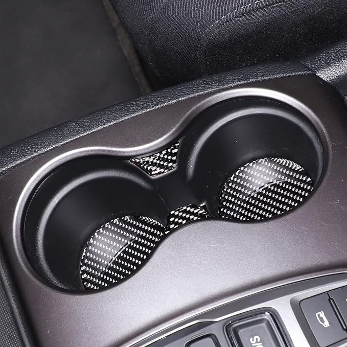 Gear Shift Panel Cup Holder Coaster for Honda Pilot 2016-2022/ Ridgeline 2017-2023/ Passport 2019-2023, Central Control Anti-Slip Cup Holder Insert Coaster Mat (Center Cup Holder Slot Mat)