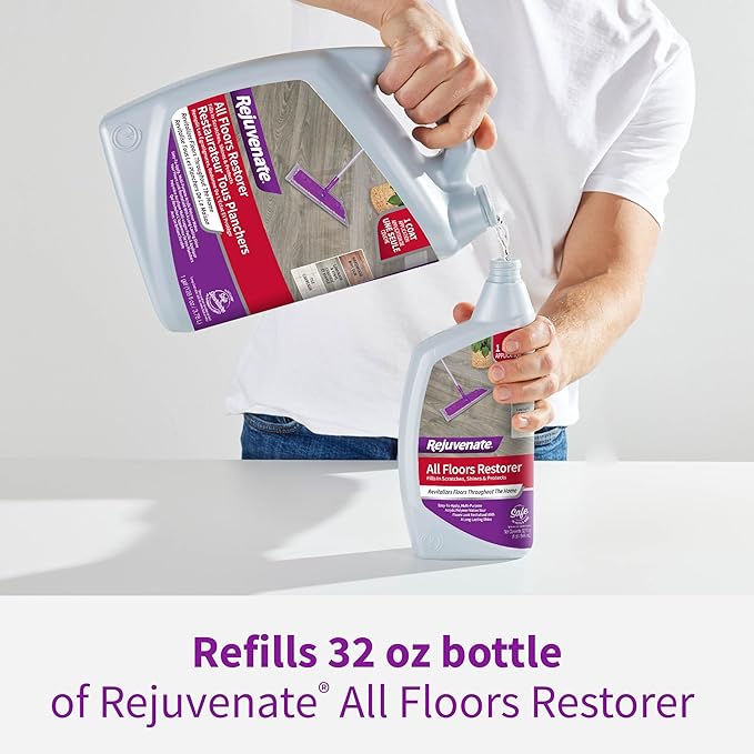 Rejuvenate All Floors Restorer Fills Scratches, Shines And Protects All Floor Types, Including Hardwood, Laminate, Vinyl And Tile, 1 Gallon