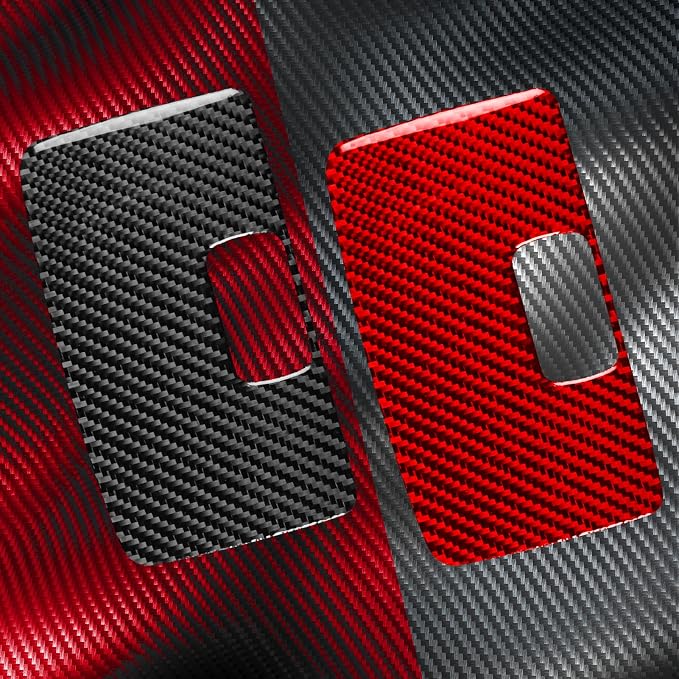 Carbon Fiber Sun Visor Decals Fit for Toyota 4Runner(N210) 2003-2009 | for SR5/Sport Edition/Limited | Accessories | Sun Visor Panel Glasses Box Cover Trim | Thick