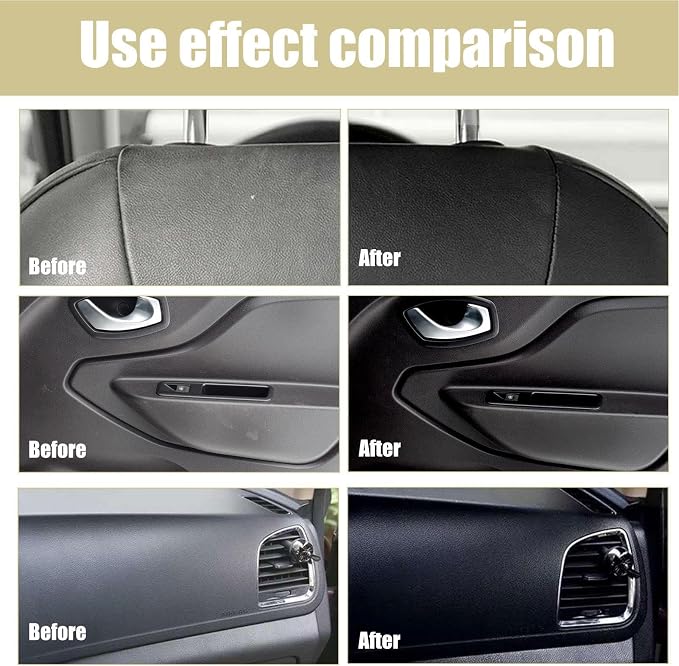 Interior Care Products Polishing Cleaning Shine Restorer | 30ml Car Dashboard Conditioner Paste for Trim Windshield Rubber Panel Truck Vehicle Sedan Scooter SUV