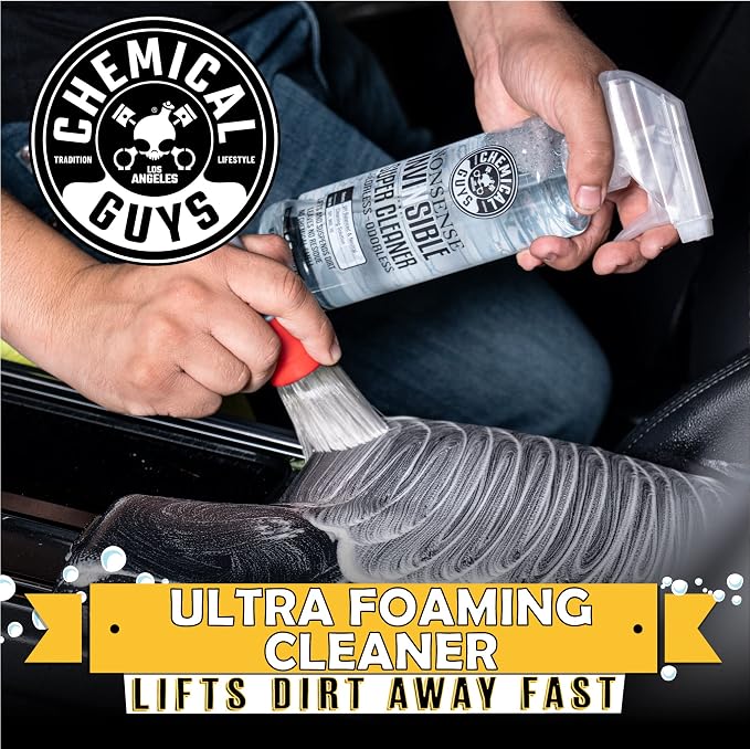 Chemical Guys, Nonsense Colorless & Odorless All-Surface Cleaner, 1 Gallon | Colorless, odorless, residue-free cleaner lifts dirt from vinyl, rubber, plastic, carpet and upholstery.
