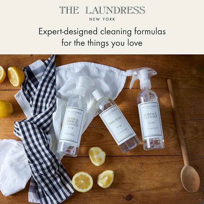 The Laundress Surface Cleaner, No. 247 Scented; Safe for Granite, Marble, Porcelain, & Wood; Bio-Based Ingredients; 15.5 Fl OZ, (Pack of 2)