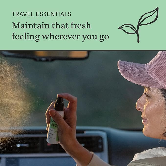 Fresh Wave Odor Eliminator Room Spray, 2 oz Travel Size, 2-Pack, Original | Plant oil formula with lime, pine needle, and cedarwood, Neutralizes air and fabric odors, Non-hazardous, Pet-safe