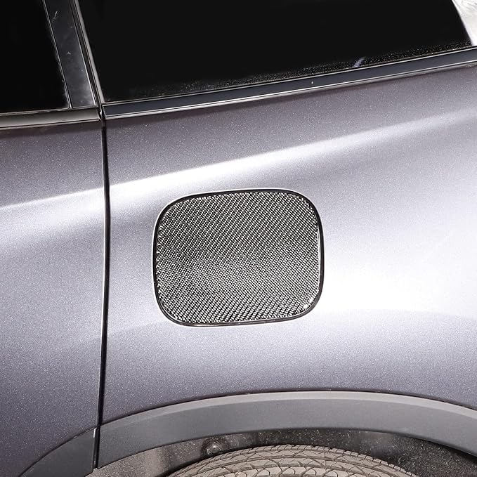Car Gas Cap Fuel Filler Cover for Honda Pilot 2016-2022/ Ridgeline 2017-2023/ Passport 2019-2023, Fuel Tank Cap Trim, Exterior Fuel Tank Cap Protector Trim (Fuel Tank Cover Panel Sticker)