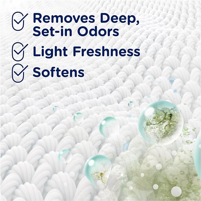 Downy Rinse Laundry Odor Remover, Fresh Lavender Scent, 62 FL OZ, Fabric Softener and Laundry Odor Removal Rinse