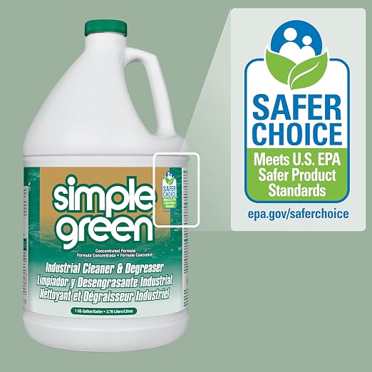 Simple Green Industrial Cleaner And Degreaser, Concentrated, 1 Gal Bottle (Pack of 4)