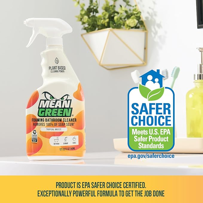 Mean Green Non-Contentrate Ready-to-use - Bathroom Cleaner - Removes 100% of Soap Scum 3-Pack