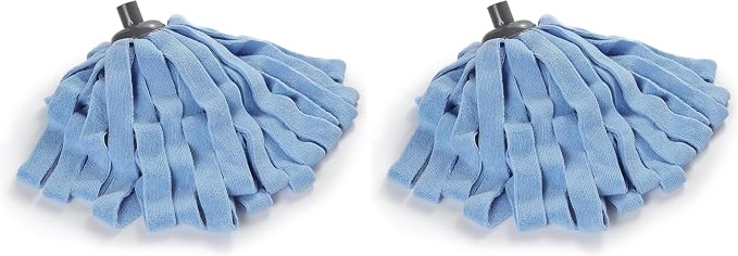 O-Cedar Microfiber Mop Refill, Pack of 2 | Blue