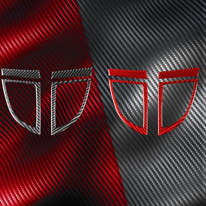 Real Carbon Fiber Trim for Honda CRV Accessories | for CR-V 2012 2013 2014 2015 2016 Central Console Air Outlet Vent Cover Sticker Interior Thick Overlay Decal