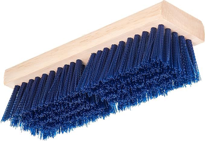 Carlisle FoodService Products 36193P14 Blue Color, 10" Polypropylene Deck Scrub Brush (Pack of 12)