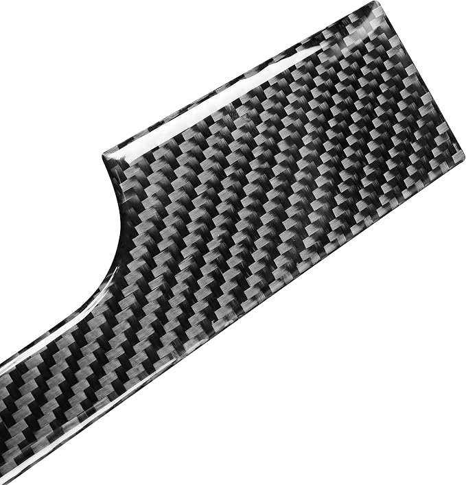 Real Carbon Fiber Trim for Ford Mustang GT Shelby Accessories | for 2005 2006 2007 2008 2009，Central Console Instrument Side Strips，Thick Overlay Sticker Decal
