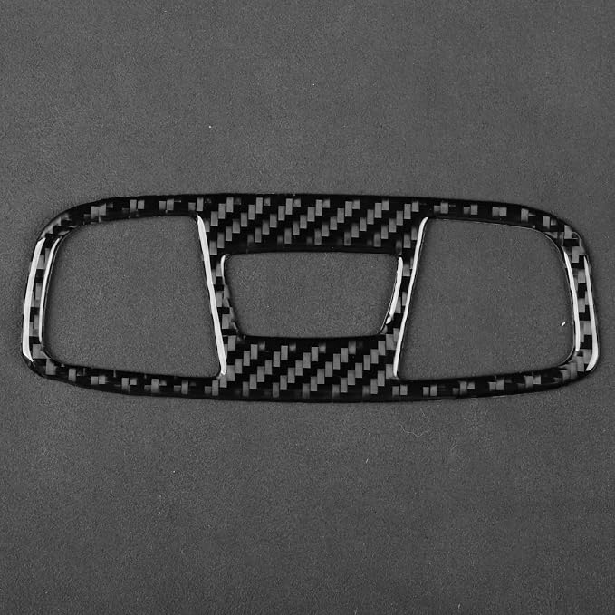 Real Carbon Fiber Overhead Stickers Fit for Audi A3 8Y S3 2021-2025 | Overhead Reading Light Panel Trim | Accessories | Self-adhesive