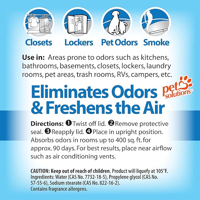 OdoBan Ready-to-Use Disinfectant and Harsh Smell Eliminator, Air and Pet Aroma Freshener and Purifier, Set of 2, 14.6 Ounce 360-Degree Continuous Spray and 14 Ounce Scent Absorber, Fresh Linen Scent